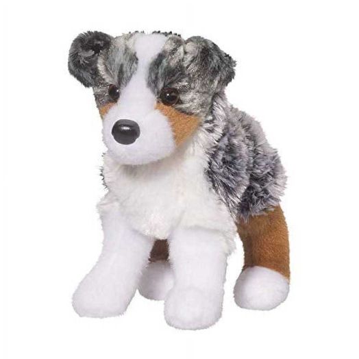 Douglas Cuddle Toys| Steward the Australian Shepherd, Plush Stuffed Animal Small