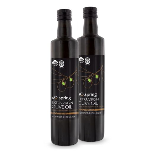 Dr. Mercola Solspring Biodynamic Organic Extra Virgin Olive Oil (Pack of 2), 16.90 F. Oz. per Bottle, Gluten Free, Soy Free, USDA Organic, Demeter Certified
