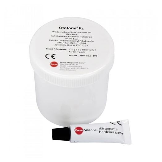 Dreve Otoform KC Silicone Hardener Paste, 584 mL Tub with 20 mL Tube