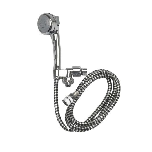 Drive Medical Deluxe Handheld Shower Massager, Chrome with 84 Inch Hose