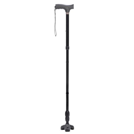 Drive Medical Flex N Go Adjustable Folding Cane with T Handle, Standard Size