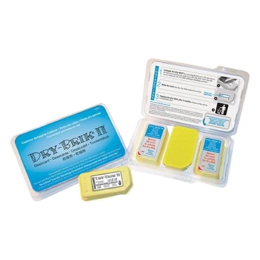 Dry & Store Dry-Brik II Desiccant, 1.625 W x 3 D x 0.625 H Inch