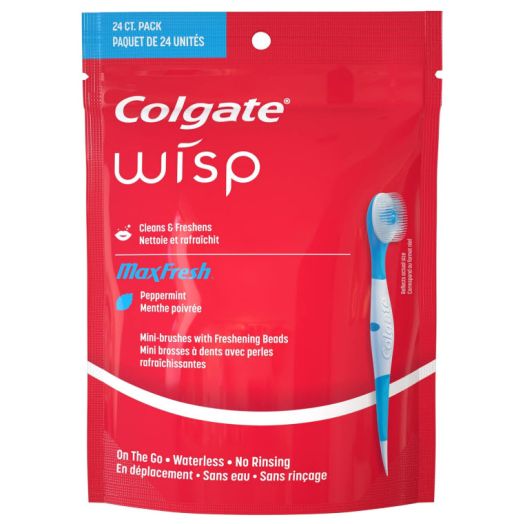 Colgate Wisp Portable Mini-Brush Max Fresh Peppermint