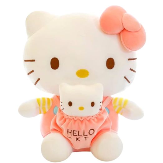Kawaii Hello Kitty Cat Plush Doll - Adorable KT Cat Stuffed Toy for Kids - 32 cm