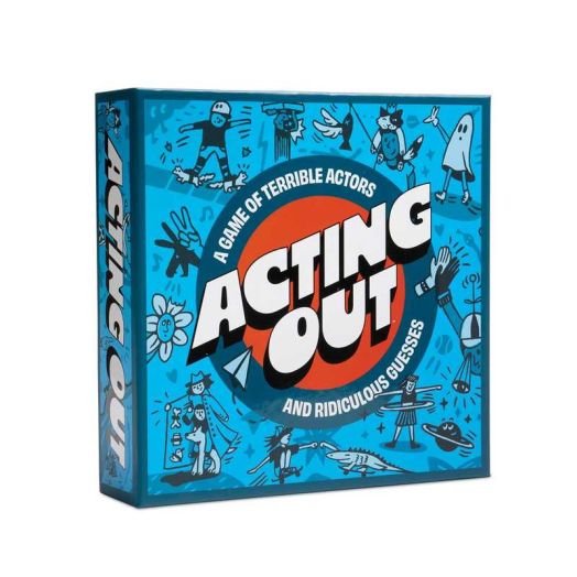 Acting Out by DSS Games [Fun Charades & Guessing Card Game for Kids, Tweens, & Adults | 200 Hilarious Card Prompts | Perfect for Family Game Night, Easter Basket Stuffer Gift | Ages 12 and Up]