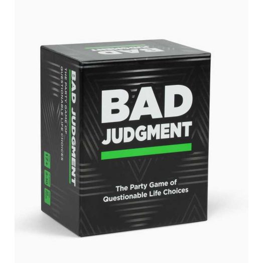 Dyce Games Bad Judgement - Adult Card Game for Friends, Families, Fun Parties, College Students & Board Games Night with Your Group
