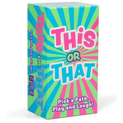 THIS OR THAT Christmas Party Card Game - Family Holiday Game, 300 Either/Or Questions, Ages 8+