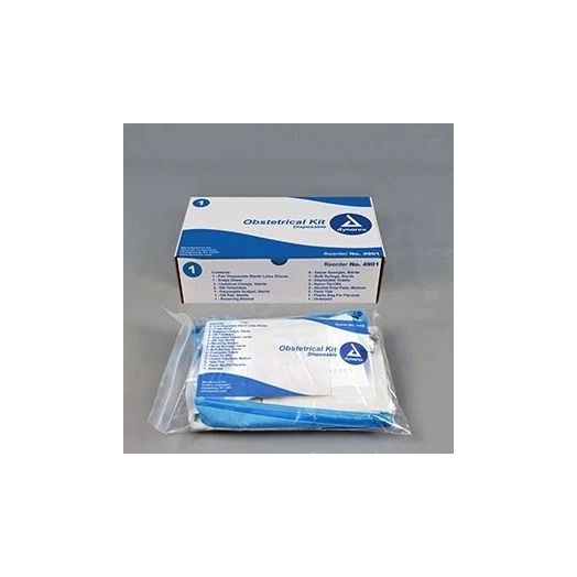 Dynarex Code Blue Care Obstetrical Kit, Bagged