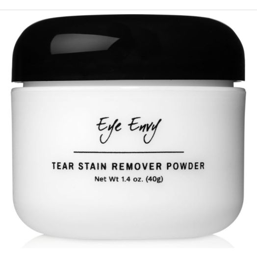 Eye Envy Tear Stain Remover Powder for Dogs and Cats|100% Natural, Safe|Apply Around Eyes|Absorbs and Repels Tears|Keeps Area Dry|Treats The Cause of Staining|Effective and Non-irritating, 1.4 oz