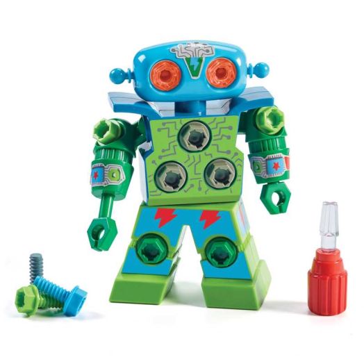 Educational Insights Design and Drill Robot, Preschool Construction Toy, Toddler STEM, Ages 3+