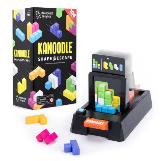 Educational Insights Kanoodle Shape Escape, Brain Teaser Games for All Ages 7+