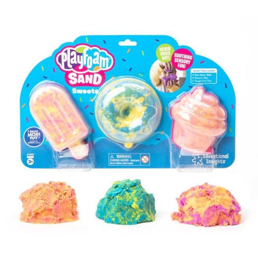 Educational Insights Playfoam Sand Sweets, Play Sand, Sensory Toy, Boys & Girls, Ages 3+