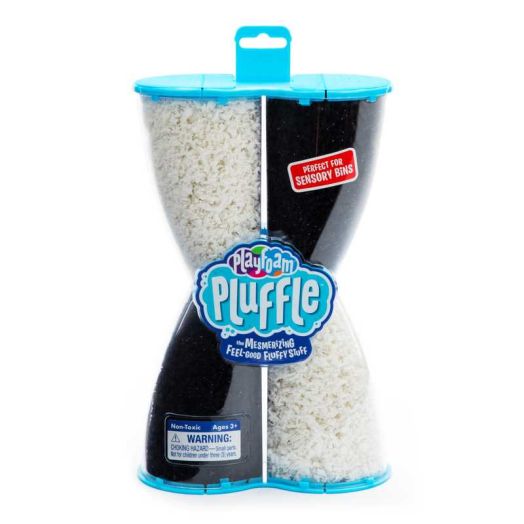 Educational Insights Pluffle Twist Black & White, Non-Toxic, Never Dries Out, No-Mess Sensory Dough, Sensory Play, Ages 3+