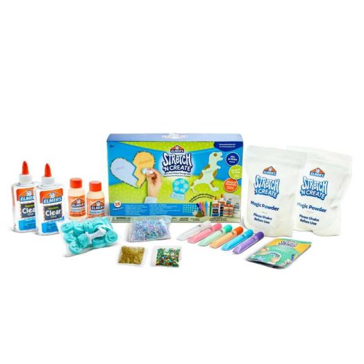 Elmer's Stretch 'N Create Dough Kit, 3 Ways to Play, Personalization Kit, 16 Piece Kit