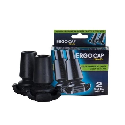 ErgoActives Ergocap Ultralite All Terrain Universal Cane Rubber Tip