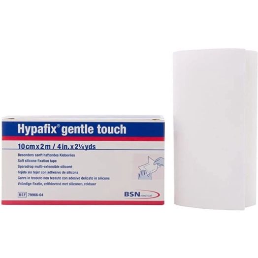 Essity Hypafix Gentle Touch Silicone Tape, 2 Inch x 5.5 Yard