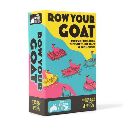 Exploding Kittens Presents: Row Your Goat - a Rapid Fire Tic Tac Toe Event- 2-6 Players - Ages 7+ - Family Game - Party Game ( Exclusive)