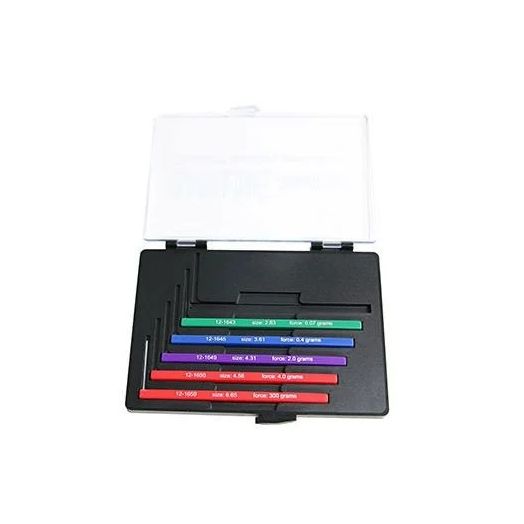 Fabrication Enterprises Baseline Tactile Monofilament Evaluator, 5-piece Set Hand 2.83-6.65 gram