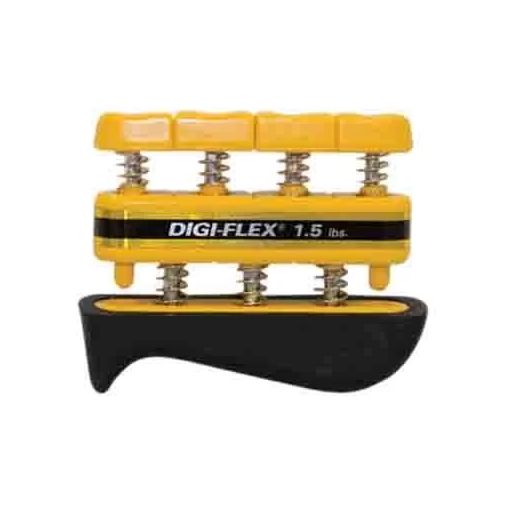 Fabrication Enterprises CanDo Digi-Flex Hand Exerciser, Yellow X-Light 1-1/2 lbs Finger 5 lbs Hand