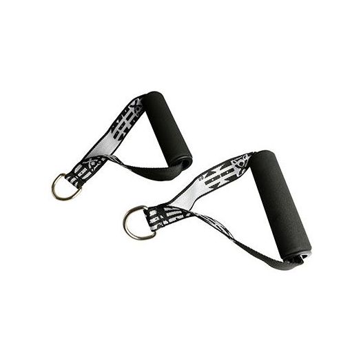 Fabrication Enterprises CanDo Exercise Band and Tubing Accessory Kit, Loop Stirrup Door Disc Handles