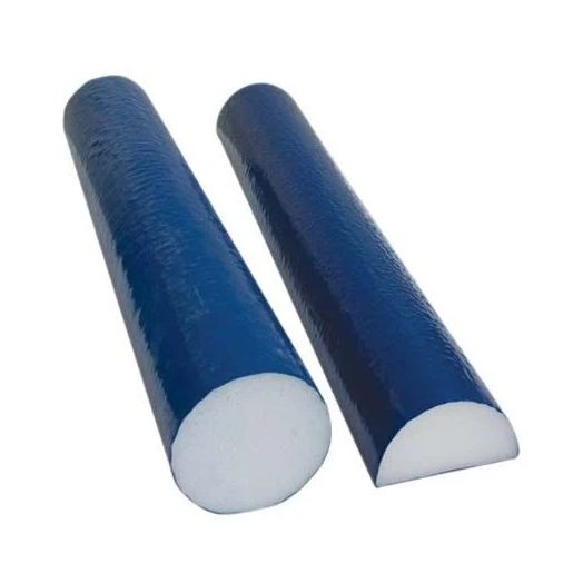 Fabrication Enterprises CanDo White PE Foam Roller, 4 Inch Dia. x 12 Inch, Round