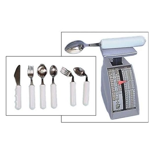Fabrication Enterprises Comfort Grip Weighted Teaspoon, Straight 8 oz.