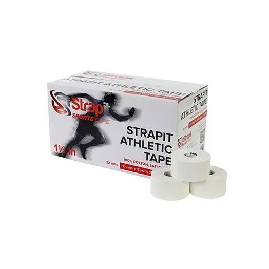 Fabrication Enterprises Strapit Latex Free Sports Strapping Tape, 1.5 in x 15 yds Tan