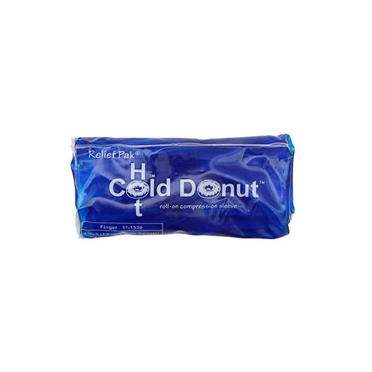 Fabrication Enterprises Relief Pak Cold n' Hot Donut Compression Sleeve, Finger 1 Inch
