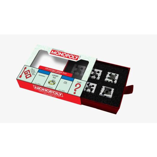 FanRoll by Metallic Dice Games LIC11201 22 mm Monopoly Token Inclusions Dice Set