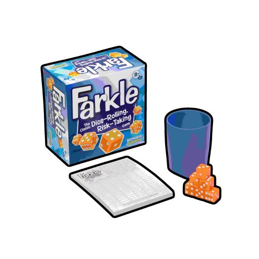 Farkle Classic Dice-Rolling Game by Playmonster, Children Ages 8+