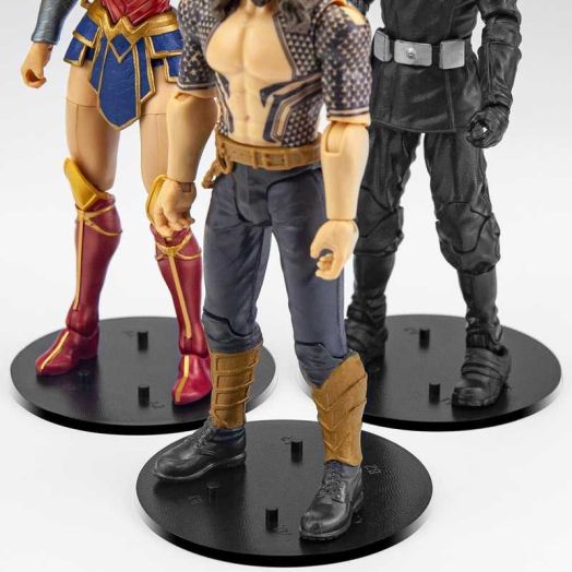 24Pcs Multi-Peg Stand Base for 6 inches Black Series MOTU Classified Action Figure Accessories