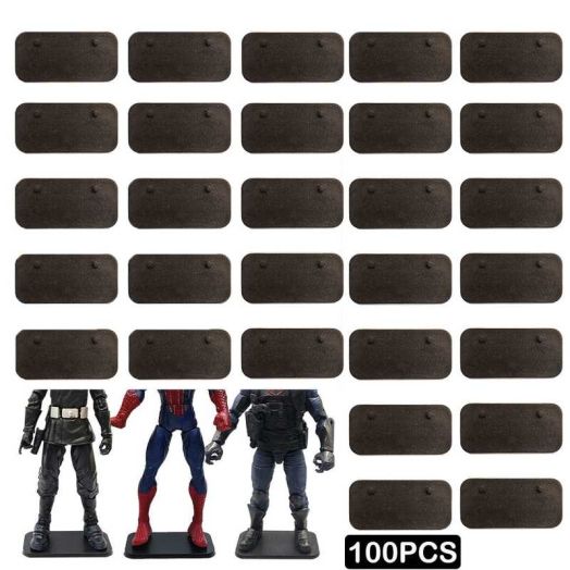 Lot 100PCS Stand Bases for MOTU/GI JOE/DC/Legends Series 6inch Action Figure Model Display Stand