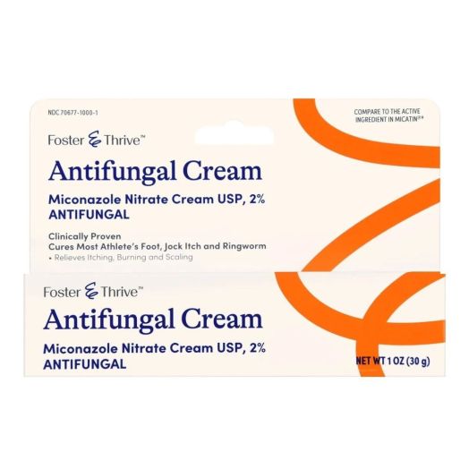 Foster & Thrive Antifungal Cream 1% Clotrimazole USP, 1 Ounce Tube