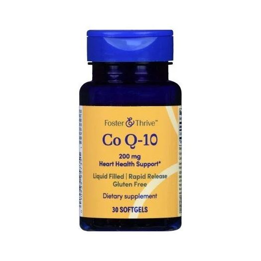 Foster & Thrive™ Coenzyme Q-10 200 mg Strength Softgel, Bottle of 30