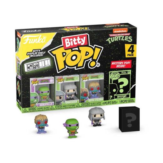Funko Bitty POP! 4-Pack: Teenage Mutant Ninja Turtles - Shredder Collectible Vinyl Mini-Figures
