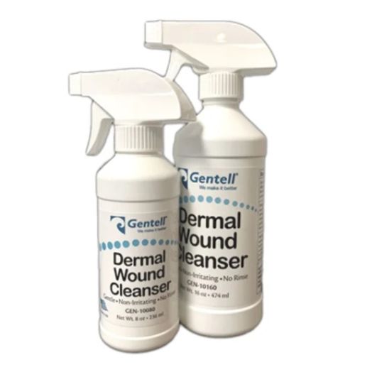 Gentell Dermal Wound Cleanser, 16 Ounce Spray Bottle