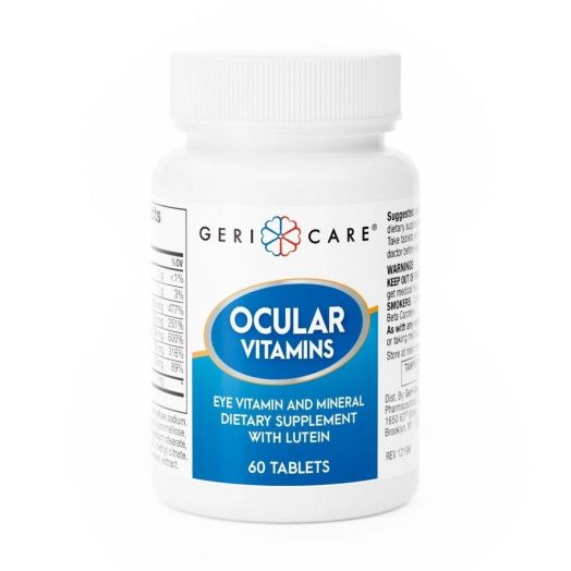 Geri-Care Ocular Vitamin and Mineral with Lutein, 60 Tablets per Bottle