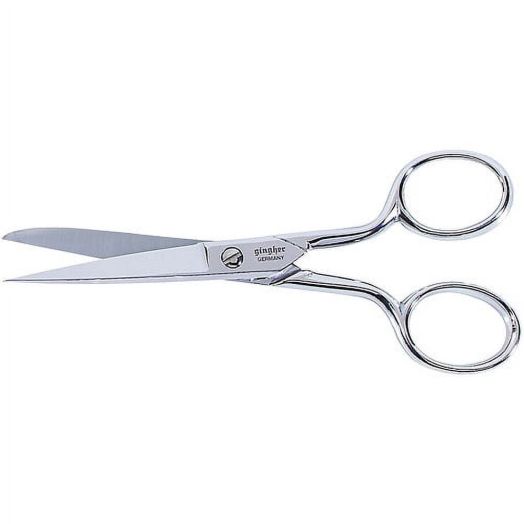 Gingher 5" Knife Edge Sewing Scissors, Silver