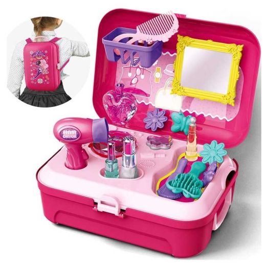 GLUAAE Girls Pretend Play Makeup Set for Children, Kids Make it up for Little Girls Princess Toys for Toddlers Girl 3+ Year Old