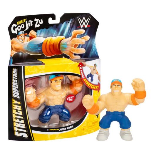 Heroes of Goo Jit Zu WWE Stretchy Superstars John Cena, Stretchy Action Figure, Ages 4+