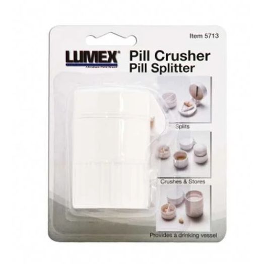Graham Field Lumex 4-in-1 Pill Crusher/Splitter, White