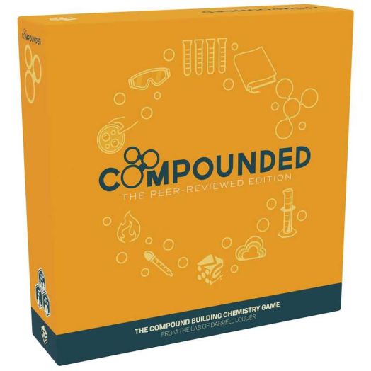Compounded: The Peer-Reviewed Edition - Greater Than Games, The Compound Building Chemistry Game, Ages 14+, 2-5 Players