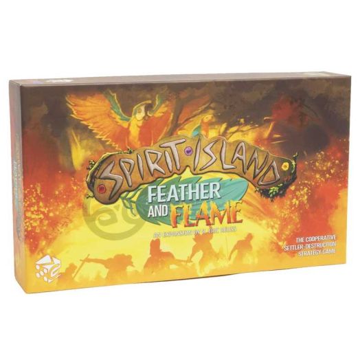 Greater Than Games | Spirit Island: Feather & Flame | Cooperative Strategy Board Game Expansion | 1 to 4 Players | 90+ Minutes | Ages 14+