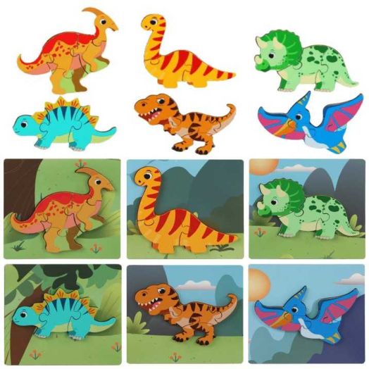 Montessori Puzzles Toys for Toddlers 1 2 3 Years Old, Boys &Girls Educational Preschool Toys Gift