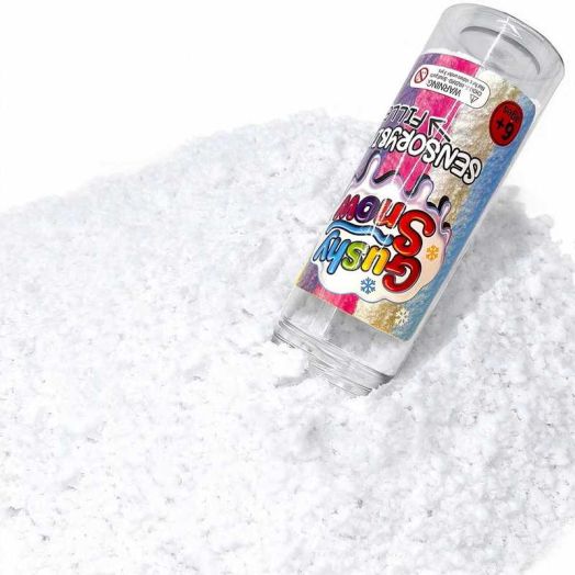 GushySnowLatex Material Sensory bin Filler Bulk Soft&Light Fake Snow Toy for Kid Toddler Girl boy Suitable Play Sensory Table Sand Game Box Items(white)