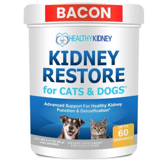 Cat and Dog Kidney Support, Natural Renal Supplements to Support Pets, Feline, Canine Healthy Kidney Function and Urinary Track. Essential for Pet Health, Pet Alive, Easy to Add to Cats and Dogs Food