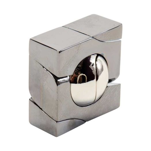 BePuzzled | Marble Hanayama Cast Metal Brainteaser Puzzle Mensa Rated Level 4, for Ages 12 and Up