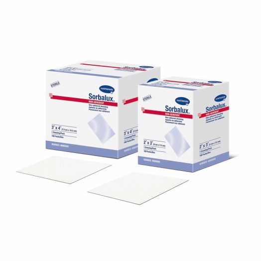 Hartmann Sorbalux Non-Adherent Dressing, 3 x 8 Inch