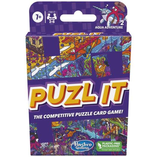 Puzl It Game: Aqua Adventure, The Competitive Puzzle Card Game, Family Games for Ages 7+