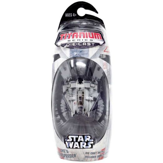 Star Wars Titanium Series 2007 Luke's Snowspeeder Diecast Vehicle